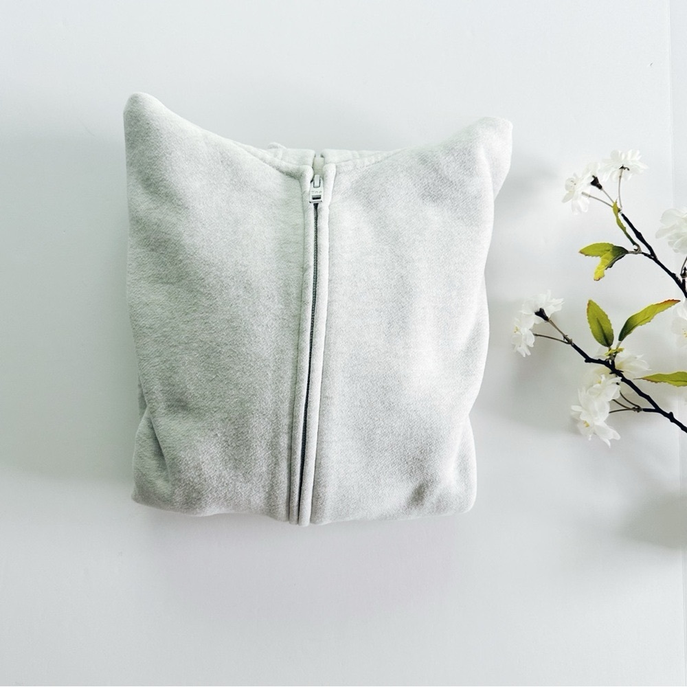 Aritzia TNA Sweatfleece Cozy Fleece Boyfriend Fit Top Zip Up Sweatshirt - Picture 8 of 12